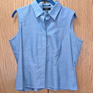 Foxcroft Women's Sleeveless Blue Top